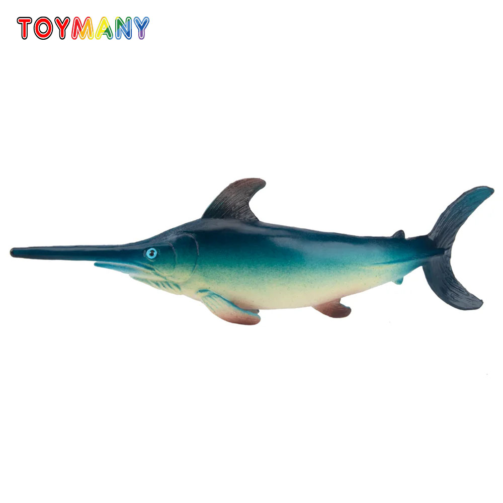 Kids First Education - Toymany 현실적인 황새치 바다 동물 모델