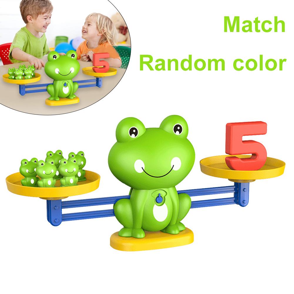 Kids Education Number - 개구리 균형 잡기 수학 게임 장난감,