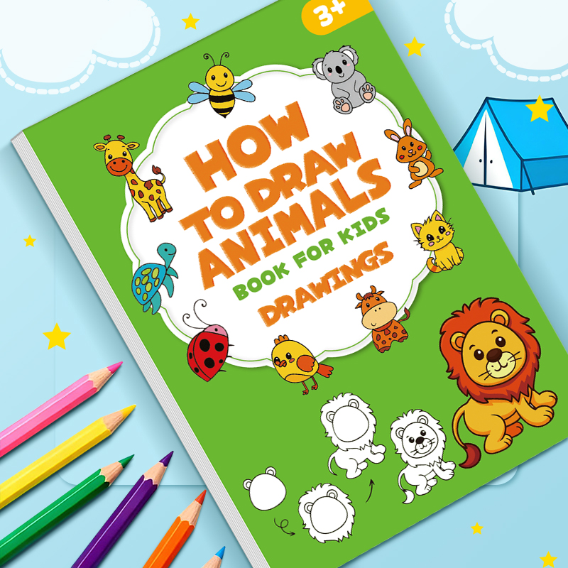 어린이 동물 그림책 32페이지 4단계로 쉽게 96마리의 - Kids Education Activities 리뷰 및 가격