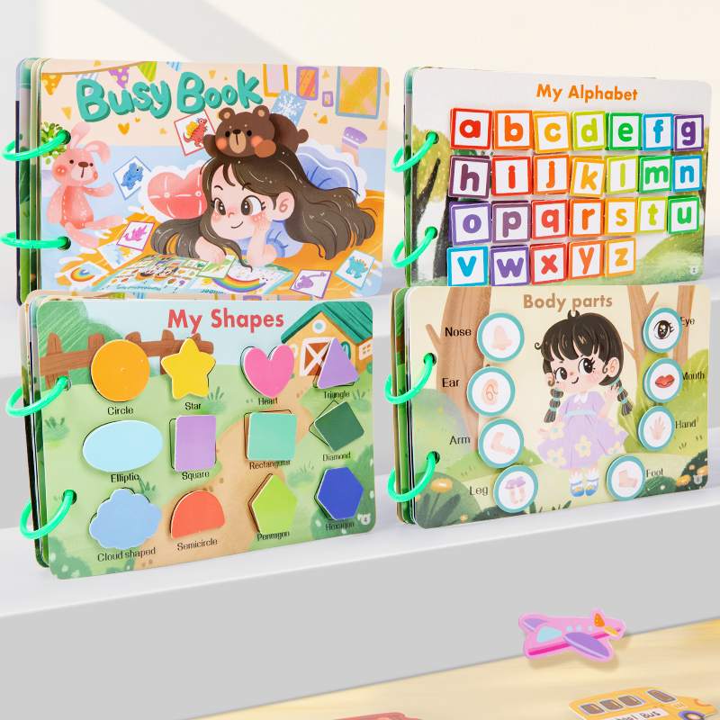 몬테소리 어린이 바쁜 책 나의 첫 조용한 책 12가지  - Kids First Education 리뷰 및 가격