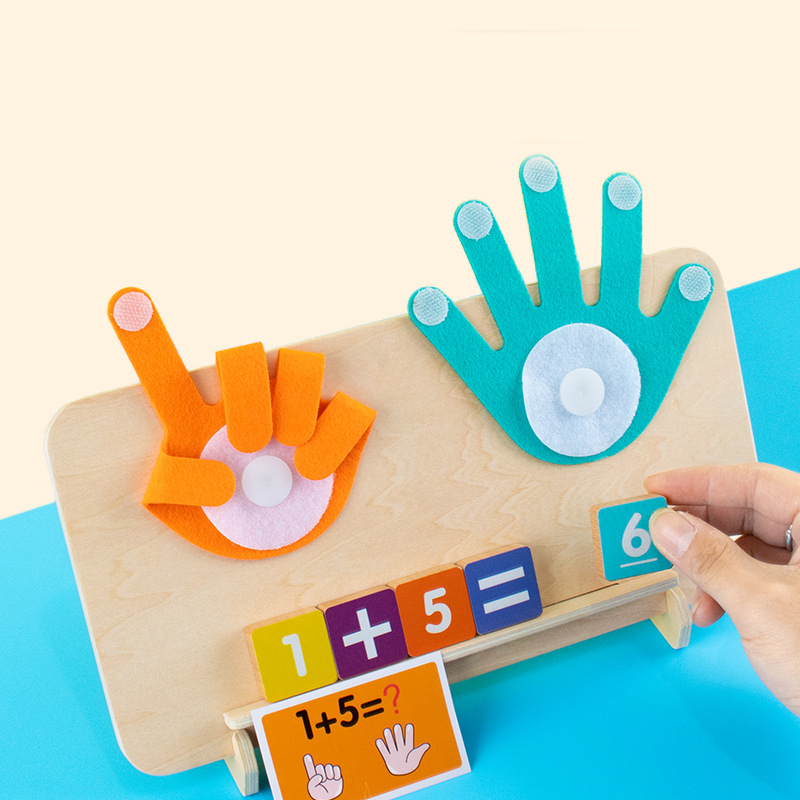 어린이 몬테소리 장난감 나무 손가락 숫자 수학 장난감, - Kids Education Number 리뷰 및 가격