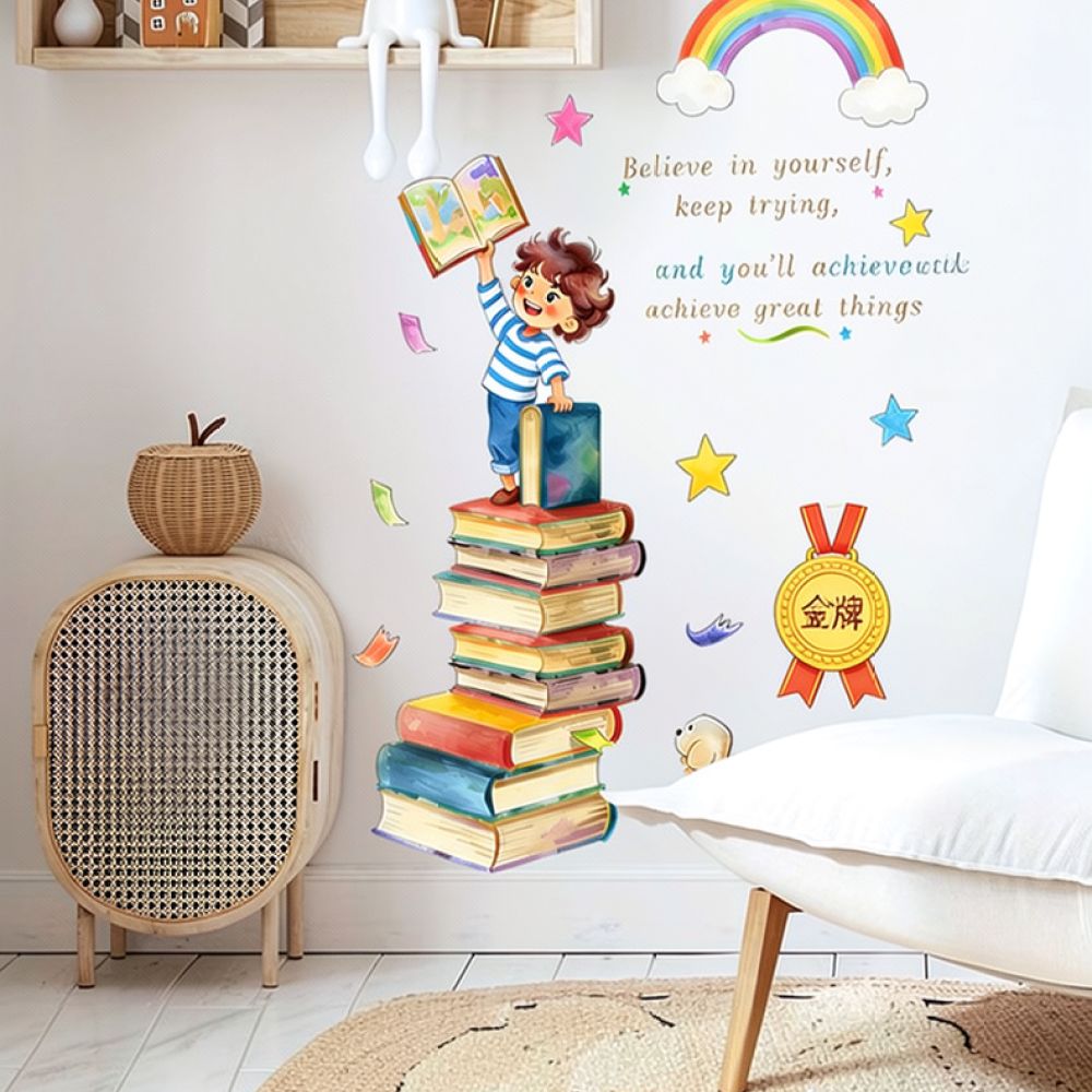 동기 부여를 주는 영어 문구가 담긴 벽 스티커, 제거  - Kids Education Motivation 리뷰 및 가격