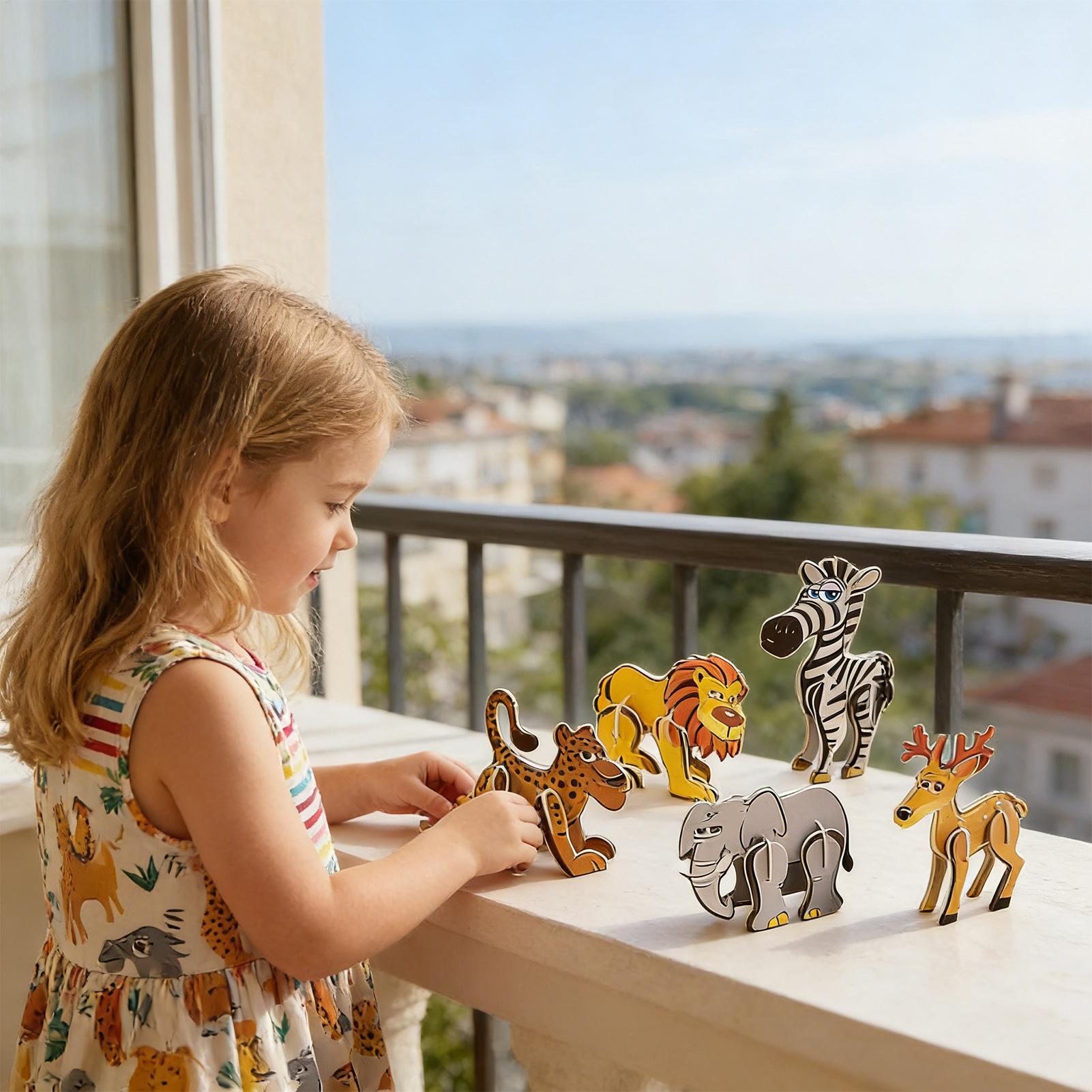 어린이를 위한 3D 직소 퍼즐 7가지 패턴 3D 폼 교 - Kids Education Activities 리뷰 및 가격